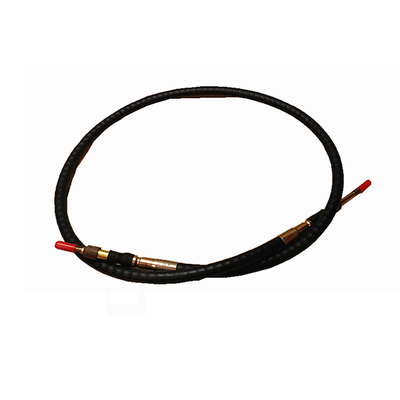 La válvula reguladora universal del PVC telegrafía los cables de vaivén galvanizados negros del estándar de acero
