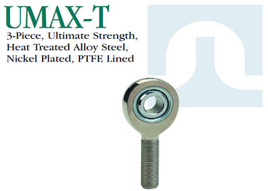 Extremos de Rod niquelados del acero inoxidable UMAX - precisión 3 de T - última fuerza del pedazo