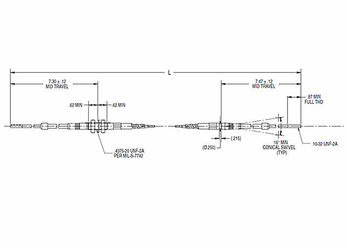 La asamblea de cable de vaivén de control simple instala fácil mantiene para el arrancador mecánico