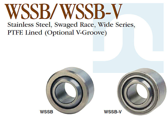 Transportes esféricos industriales ligeros WSSB - serie amplia del acero inoxidable de la raza estampada de V