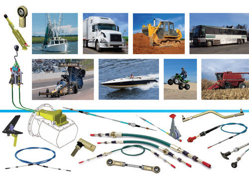 Cable de control mecánico industrial para el mercado de registración del equipo simple instalar