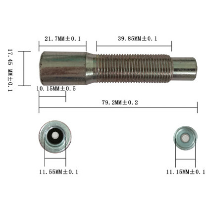 Alto casquillo roscado LD 5/8 del conducto de las colocaciones de extremo de cable de la precisión -18 UNF-2A