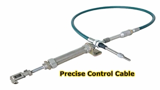 Conjunto de cables de control de vaivén de acero inoxidable con cilindro para vehículos industriales y