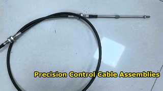 Conjunto de cable de control push-pull con accesorios de extremo roscados