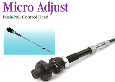 El micrófono mecánico plateado de la cabeza de cable de control del acero de carbono ajusta la cabeza de control
