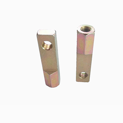 Rodas de acero inoxidable plano 1/4-28 Adaptador de hilos de acero al carbono