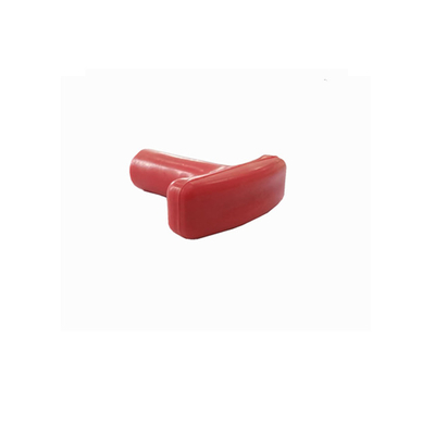 Funcionamiento de la cerradura de los accesorios de los cables de extremo Red T-Manilla con inserción de hilo de latón