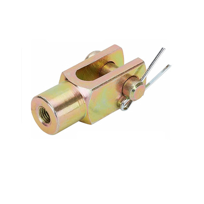 La horquilla de acero inoxidable Pin Cotter Threaded Clevis Pin del cilindro cubre con cinc el acero plateado