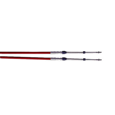 Cable de control rojo de la chaqueta del cable de control de Marine Engine And Gear Box 33C