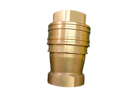 Acoplamiento hidráulico de liberación rápida de latón de 800 psi para fluidos