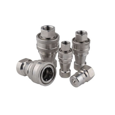 Adaptador rápido hidráulico AU o EPDM para aplicaciones de gas Temperatura de trabajo -20-100°C