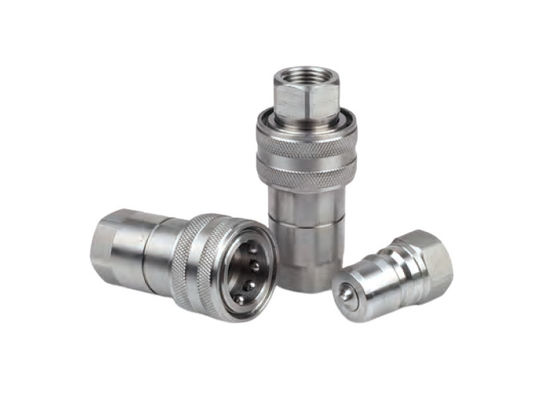 316 acero inoxidable de tipo cerrado acoplador rápido hidráulico de 1/2" serie CB-1