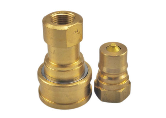 ISO9001 Accesorios de desconexión rápida de latón hidráulico