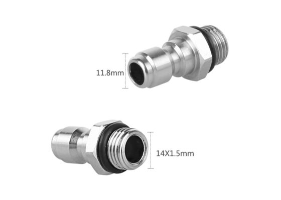 Conector de lavadora de automóviles de acoplamiento rápido de alta presión