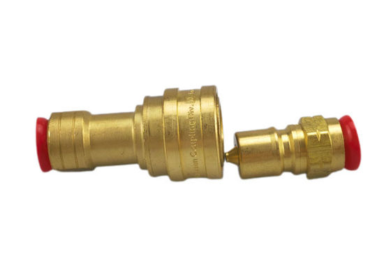 Mecanizado CNC 3/8 pulgadas de latón Conector rápido masculino