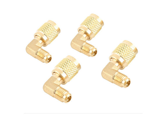 Refrigerante de acoplamiento rápido de latón adaptador de acoplamiento rápido de 1/4 "de sexo masculino 5/16" de sexo femenino