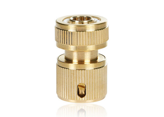 Conector rápido de latón de caucho de 3/4 para manguera de jardín de diámetro interno de 20 mm