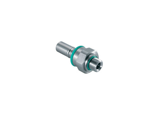 Viton Industria Ferroviaria BSPP 0,25'' acoplador de cara plana, acoplamiento de acero inoxidable