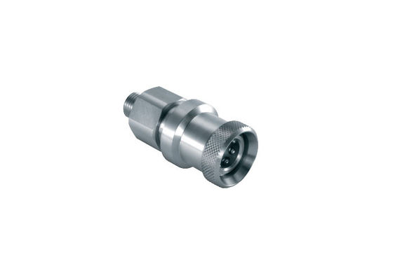 Viton Industria Ferroviaria BSPP 0,25'' acoplador de cara plana, acoplamiento de acero inoxidable