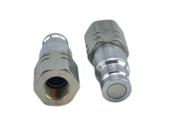 Acoplamientos de descarga rápida de cara plana de acero al carbono de 5/8"