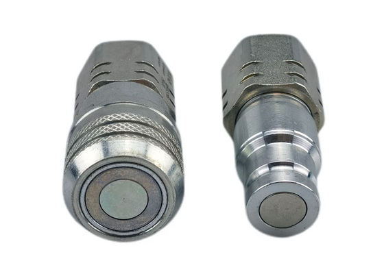 Acoplamientos de descarga rápida de cara plana de acero al carbono de 5/8"