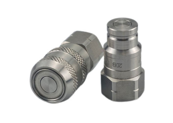 0.5'' ISO16028 NPT Acoplador rápido hidráulico de cara plana