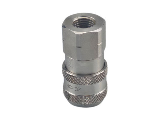0.75 pulgadas 316 acero inoxidable BSPP acoplador de cara plana