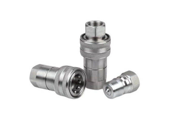 ISO 7241B Acero inoxidable hidráulico acoplamientos rápidos herramientas de aceite de mecanizado CNC