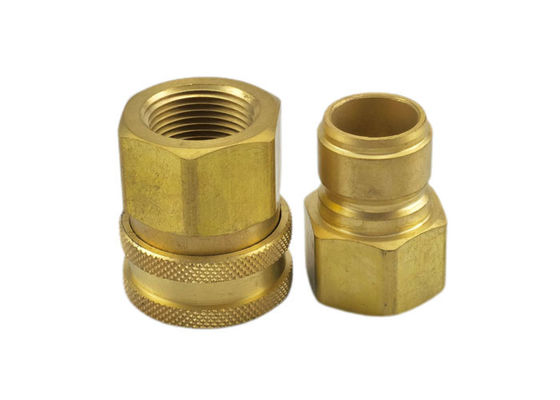 Sistema de tuberías de agua de acoplamiento recto de latón de 1-1/2'