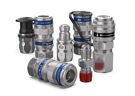 AISI 316 Acero inoxidable acoplamientos de manguera hidráulica 150MPa 6,0L/min