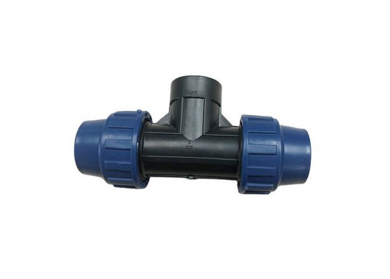 Accesorios de compresión de HDPE para el suministro de agua