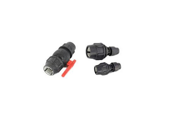 Riego HDPE PP PE Accesorios de compresión Abastecimiento de agua