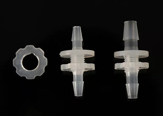 Conector de entrelazamiento de manguera de plástico de púas iguales para líquido
