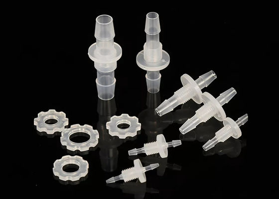 Conector de entrelazamiento de manguera de plástico de púas iguales para líquido