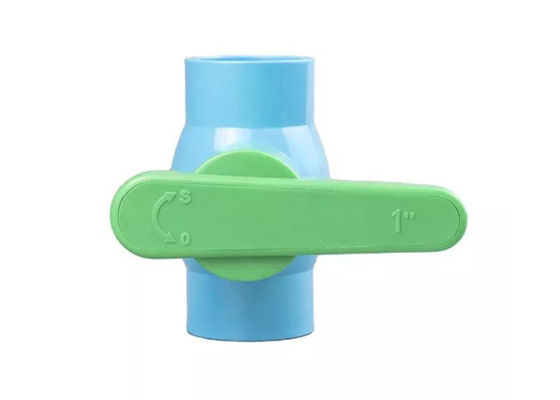 Válvula de bolas de PVC de plástico ABS manija de toma para el control del agua