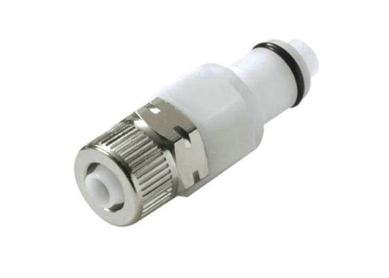 1/8" colocaciones neumáticas del soporte del panel de conector macho del CPC del tacto de la salida dos