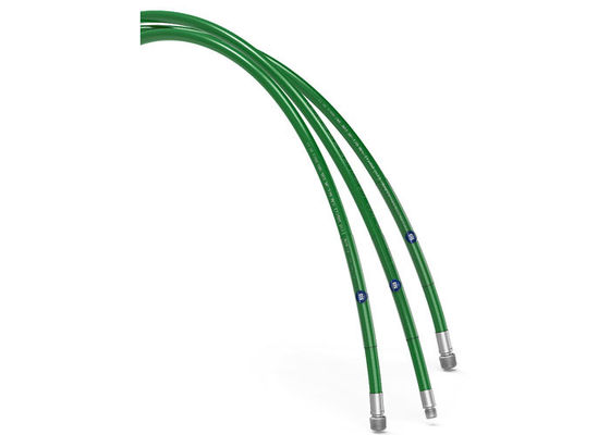 Refinado de petróleo 110Mpa manguera de ultra alta presión verde ID de color 6.4MM