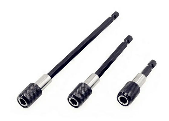 1/4 pulgadas de cabeza de extensión de la varilla de lote Desengranaje magnético de transferencia rápida palanca de autobloqueo de la extensión de la varilla de 150 mm herramientas manuales