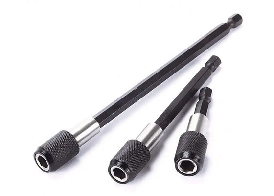 1/4 pulgadas de cabeza de extensión de la varilla de lote Desengranaje magnético de transferencia rápida palanca de autobloqueo de la extensión de la varilla de 150 mm herramientas manuales