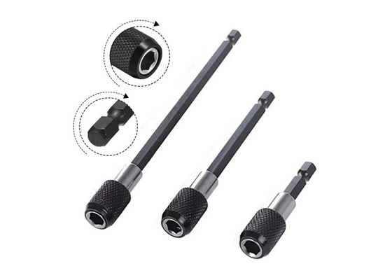 1/4 pulgadas de cabeza de extensión de la varilla de lote Desengranaje magnético de transferencia rápida palanca de autobloqueo de la extensión de la varilla de 150 mm herramientas manuales