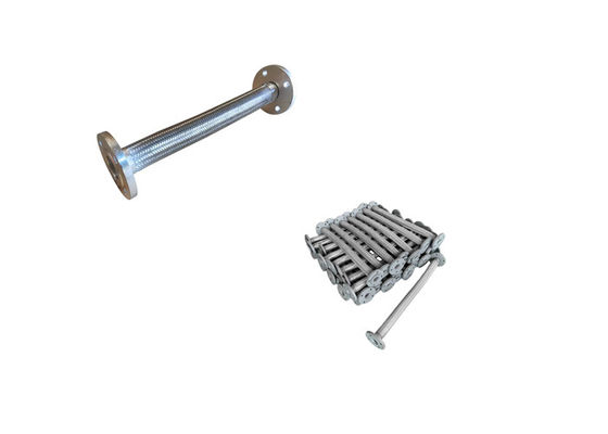 Acero inoxidable de alambre de metal trenzado Flexible de manguera de brida de conector estilo