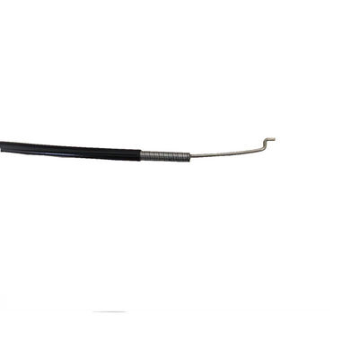 Ensamblaje de cables con mango redondo negro 940MM Largo 76MM Viaje SS316 cuerda de alambre Conducto negro