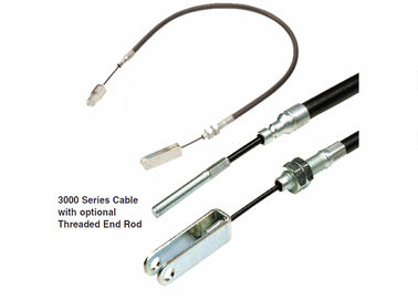Asamblea de cables de control automotriz de la serie 3000 de acero al carbono / plástico para frenos de estacionamiento