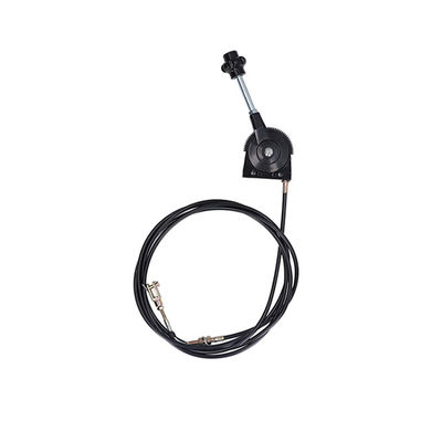 Control de joystick manual con un sistema de cable de empuje y tira