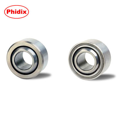 Rodamientos de acero inoxidable resistentes a la corrosión con forro de PTFE. Un diseño de baja fricción para aplicaciones industriales duras.