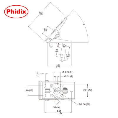 CH530/CH531 Pedal de acelerador de trabajo pesado para camiones y maquinaria todoterreno. Sistema de retorno de doble configuración con resorte. Diseño duradero con bajo mantenimiento y resistencia a la corrosión.