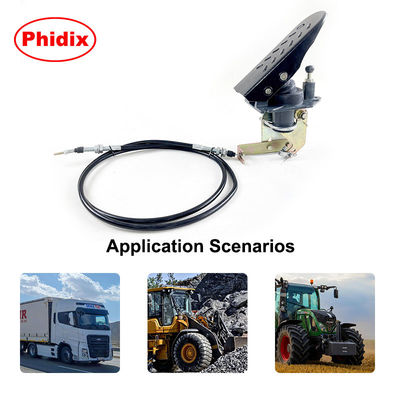 CH530/CH531 Pedal de acelerador de trabajo pesado para camiones y maquinaria todoterreno. Sistema de retorno de doble configuración con resorte. Diseño duradero con bajo mantenimiento y resistencia a la corrosión.