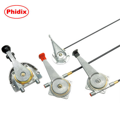 Cabeza de control de aceleración manual compacta 5:1 ventaja mecánica placas de parada ajustables y entrada de cable OEM compatible