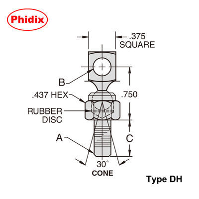 Productos de conexión Conector rotatorio de articulación giratoria Tipo de conector DC / DH Control giratorios