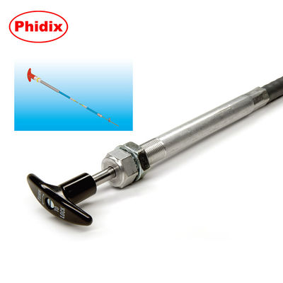 guía de ajuste del extremo del cable con cierre giratorio